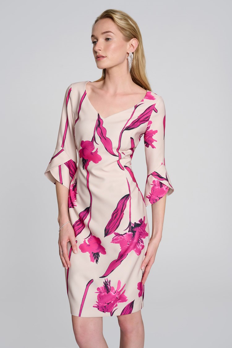 Silky Knit Wrap Dress