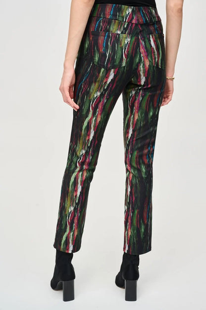 Abstract Print Classic Pull on Pant