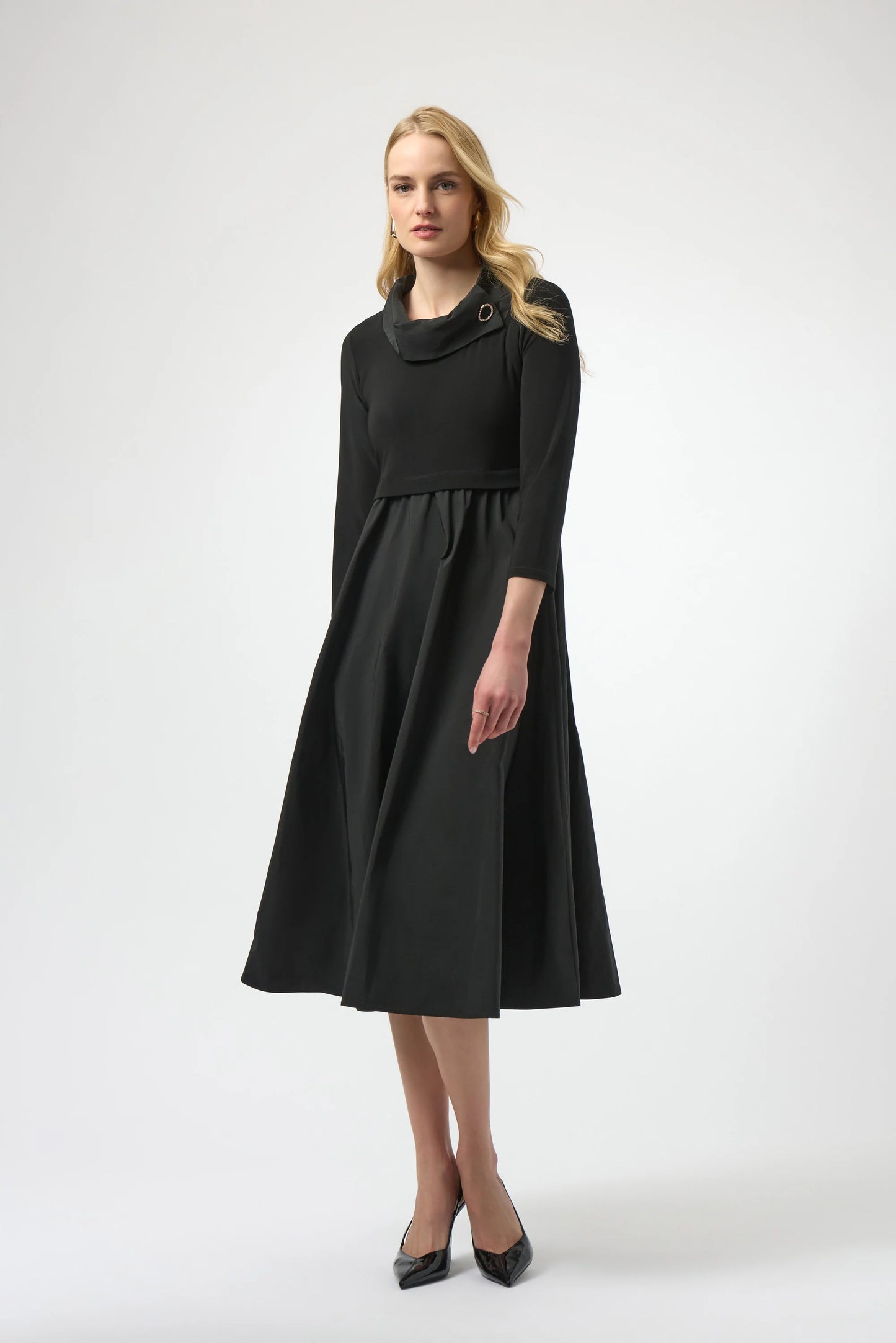 Silky Knit & Memory Fit & Flare Dress