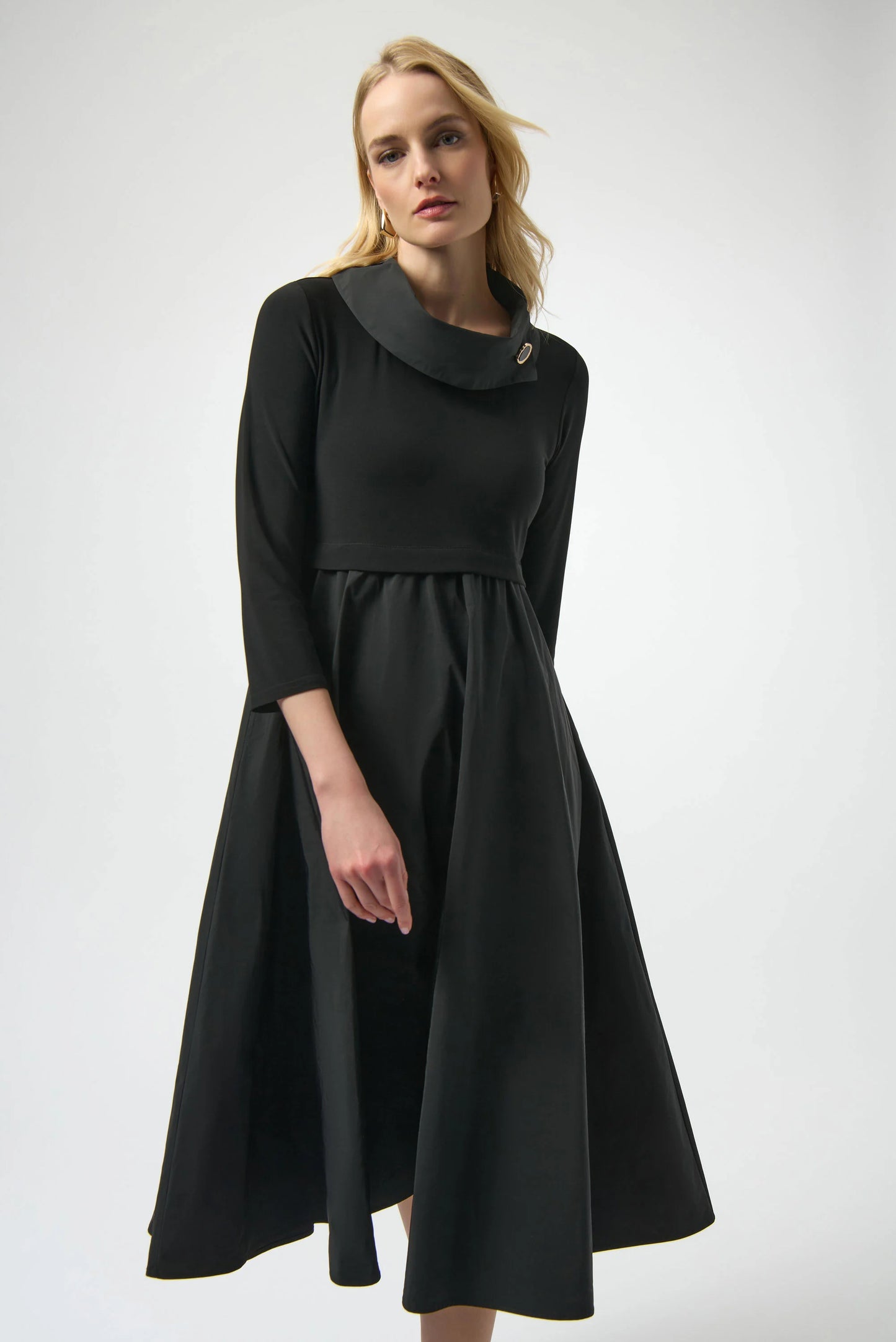 Silky Knit & Memory Fit & Flare Dress