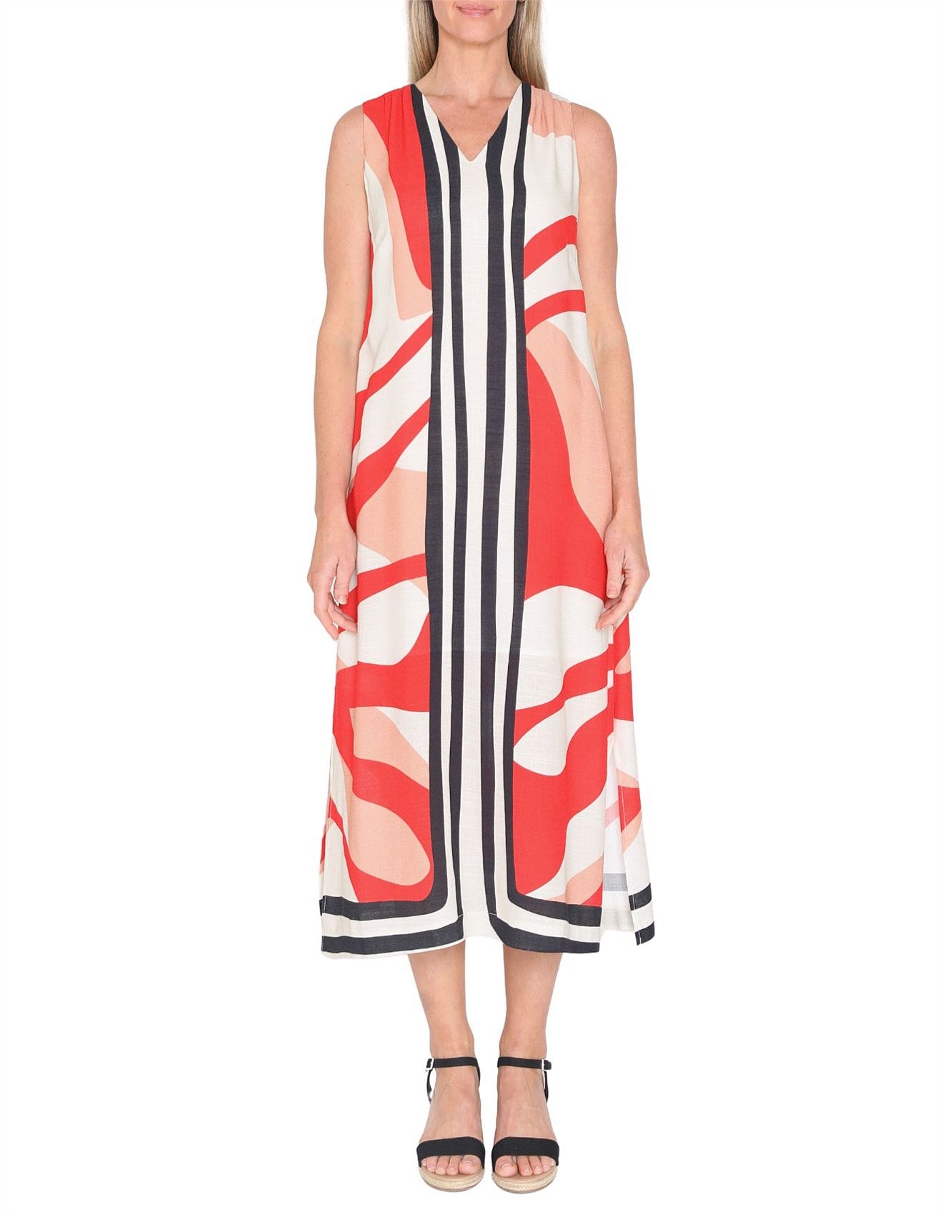 Linear Maxi Dress