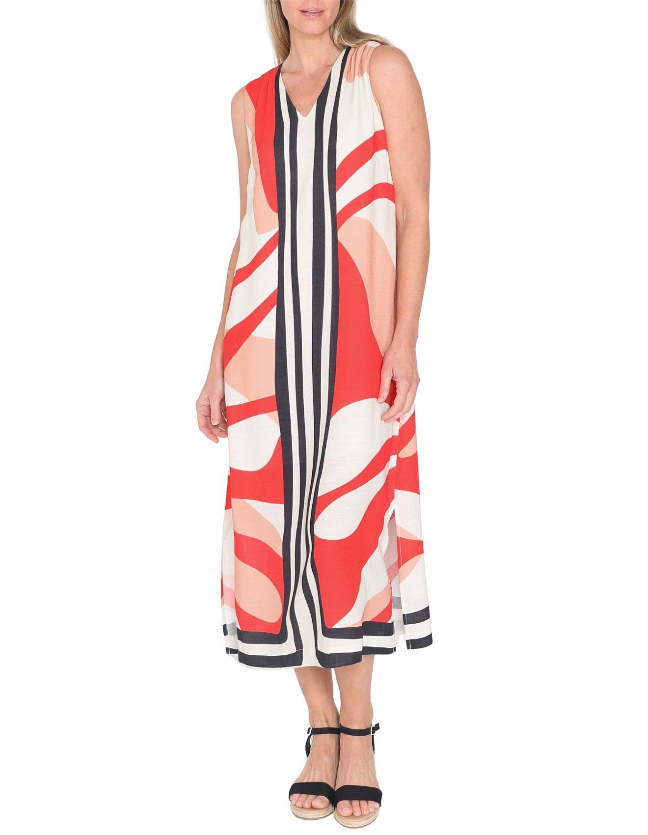 Linear Maxi Dress