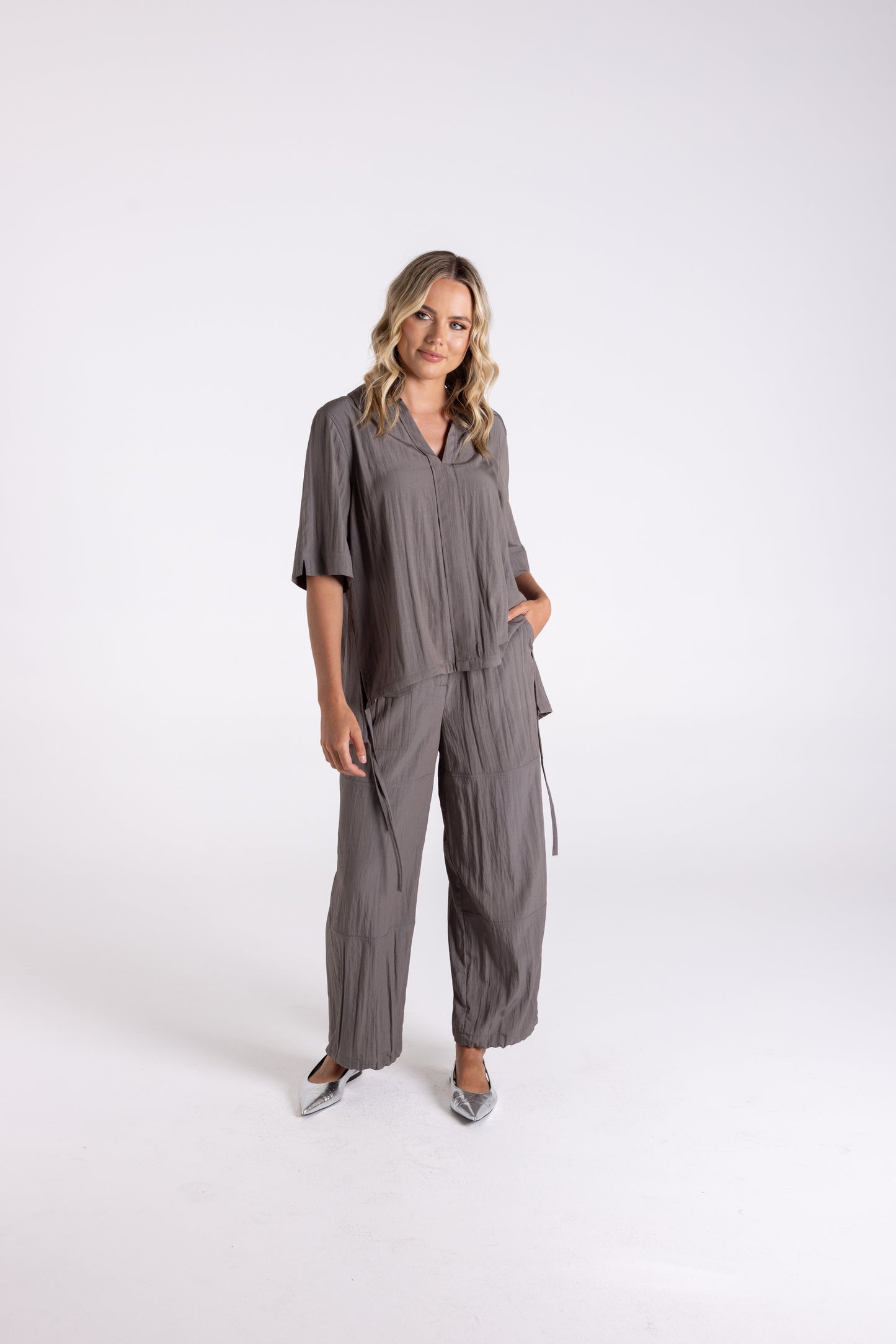 Crinkle Cargo Pant