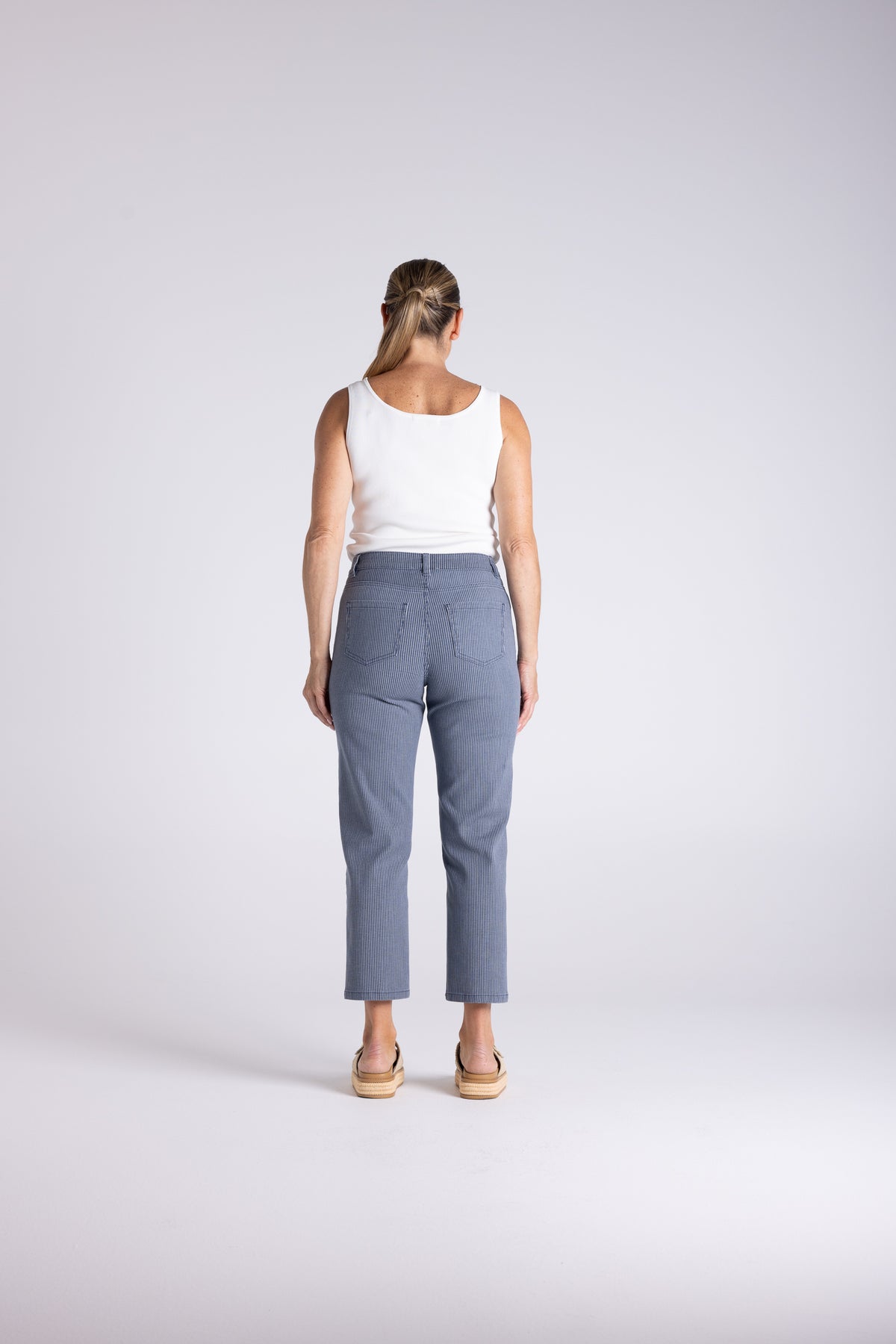Mini Stripe 7/8 Sli, Jean
