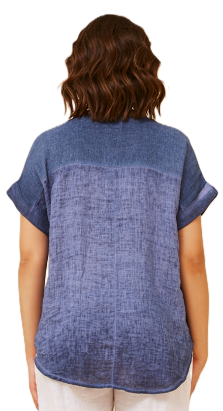 Mesh & Linen Top