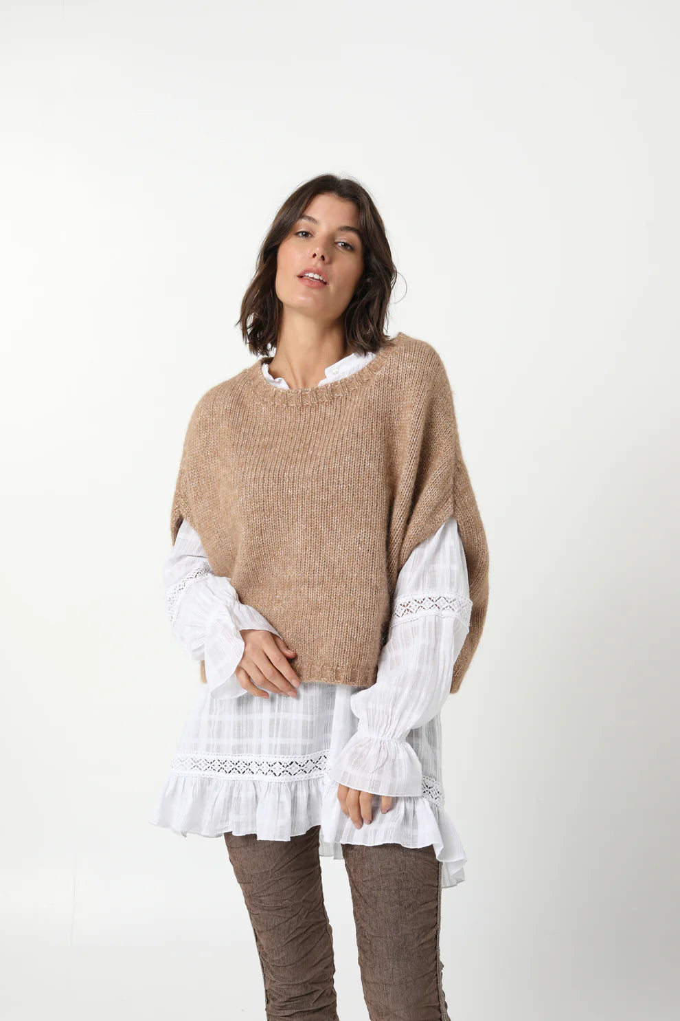 Celeste Alpaca Wool Blend Vest