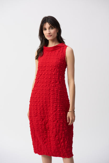 Textured Woven Cocoon Dress