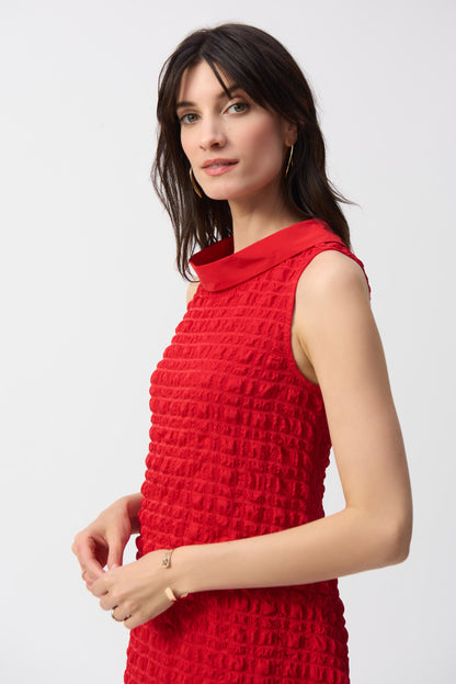 Textured Woven Cocoon Dress