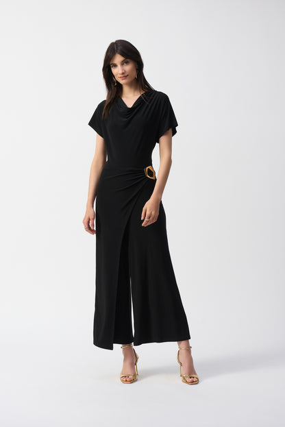 Silky knit Culotte Jumpsuit