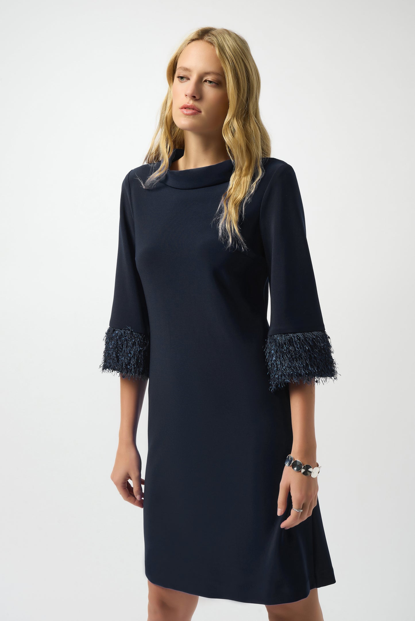 Silky Knit & Novelty A-Line Dress