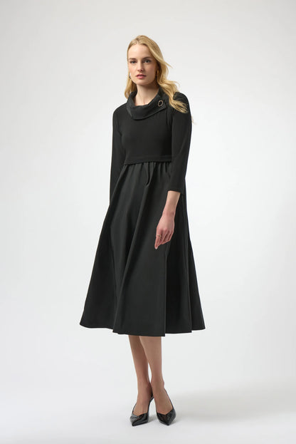 Silky Knit & Memory Fit & Flare Dress