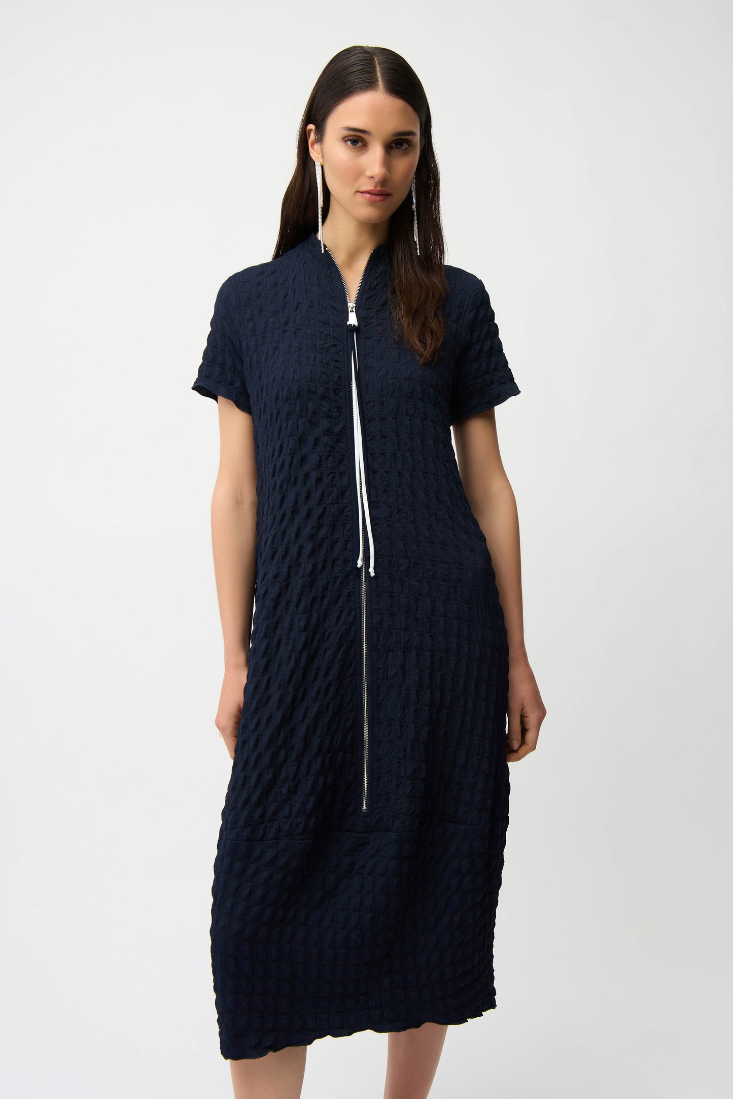 Textured Knit Cocoon Dress