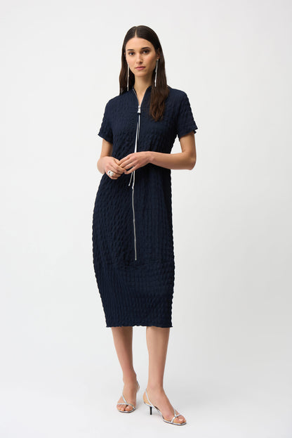 Textured Knit Cocoon Dress