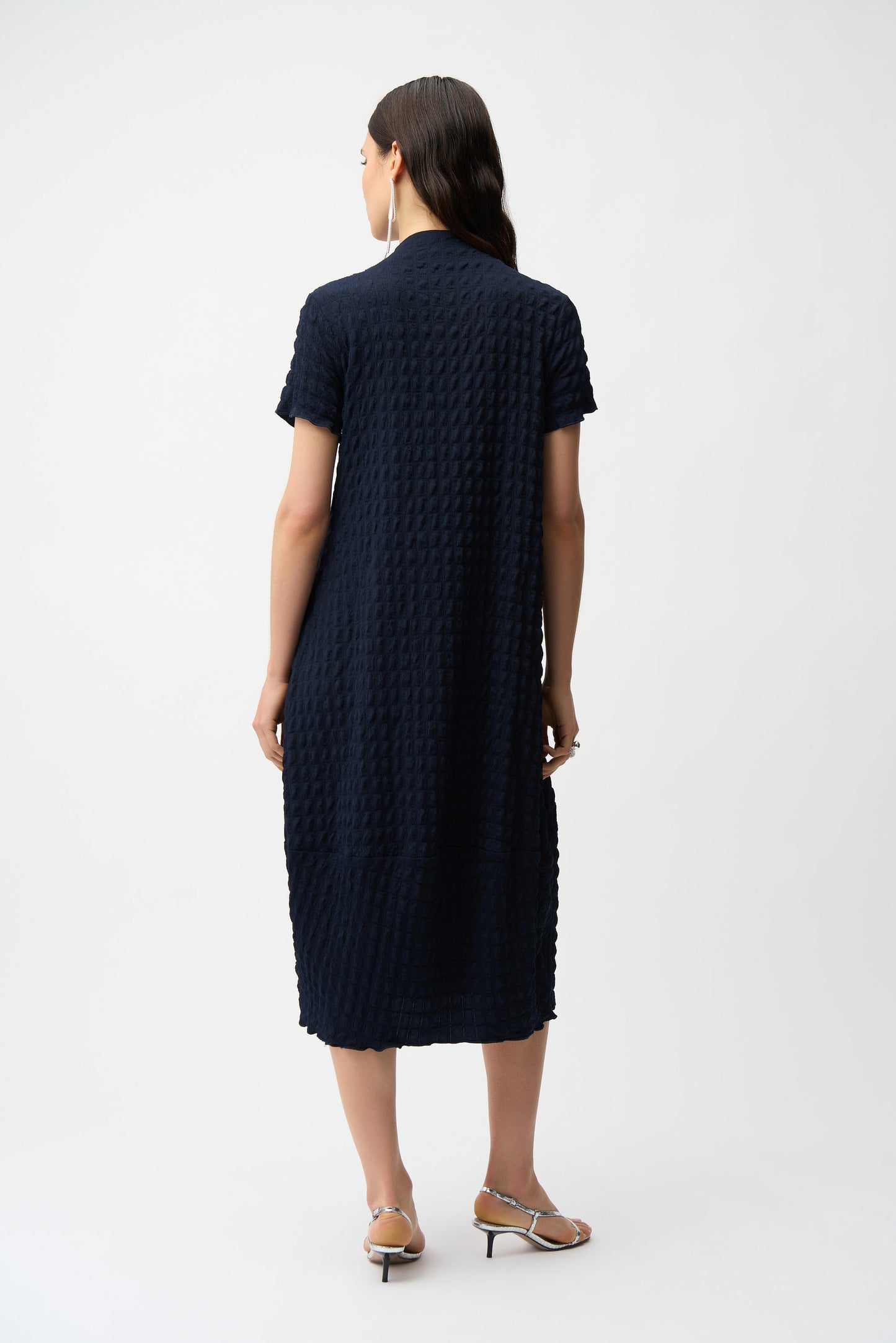 Textured Knit Cocoon Dress