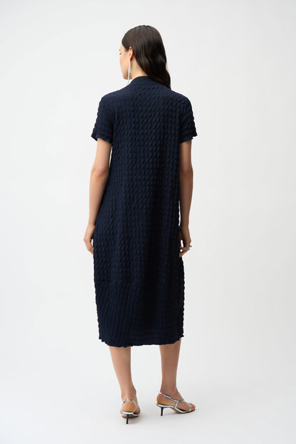 Textured Knit Cocoon Dress