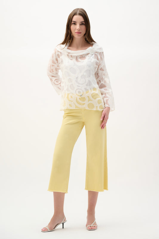 Burnout Woven Boxy Top