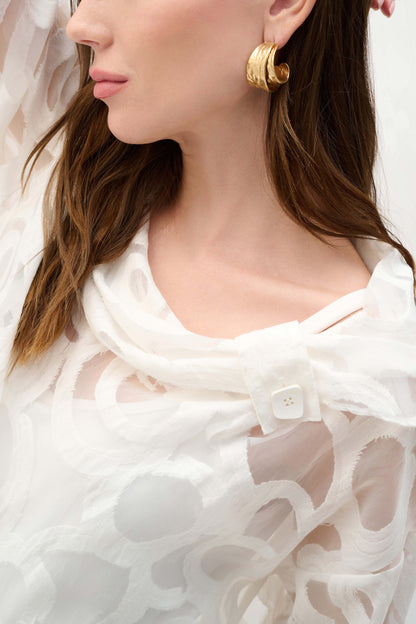 Burnout Woven Boxy Top