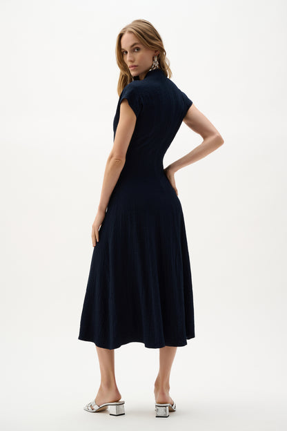 Woven Fit & Flare Dress