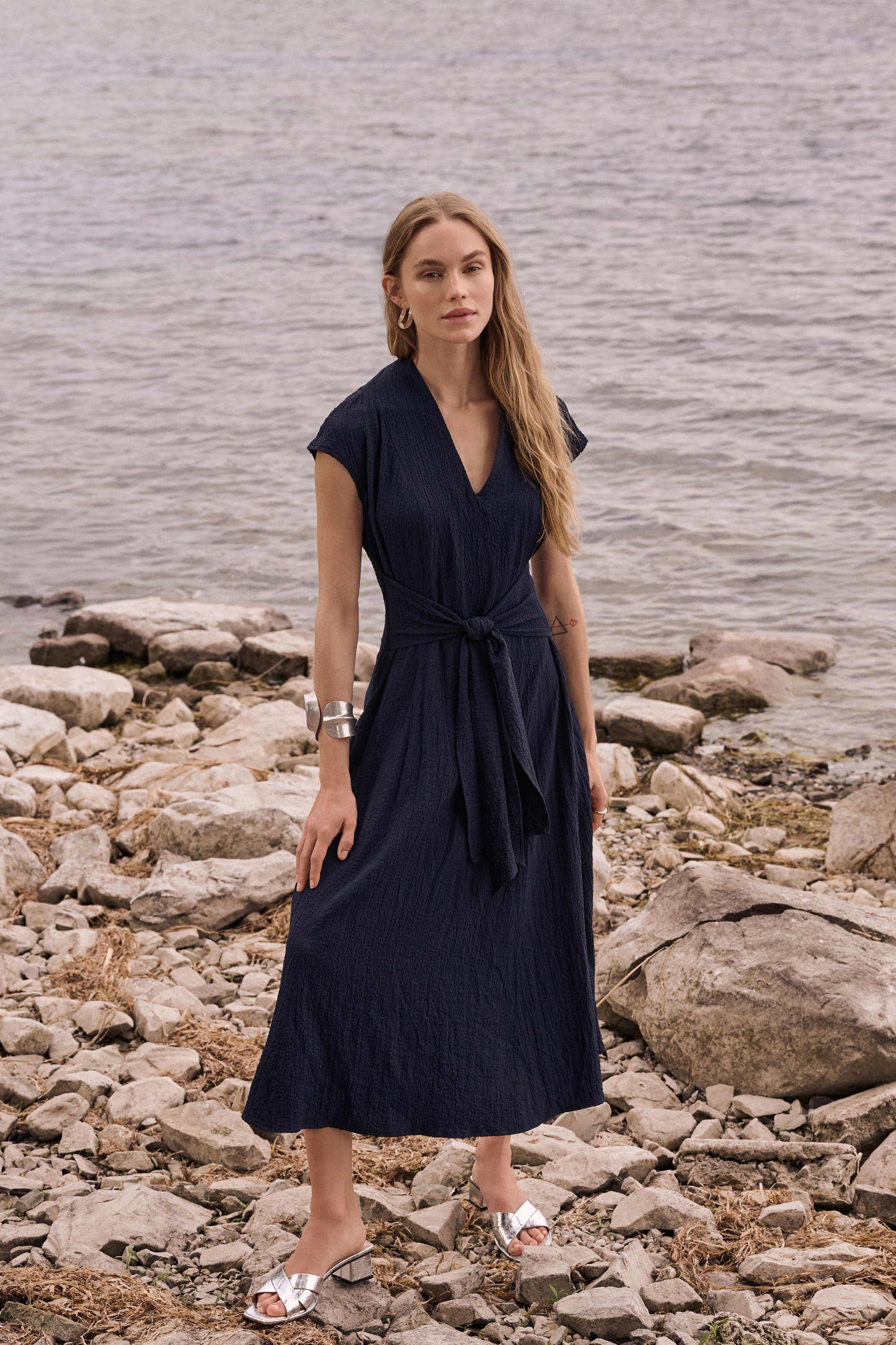 Woven Fit & Flare Dress