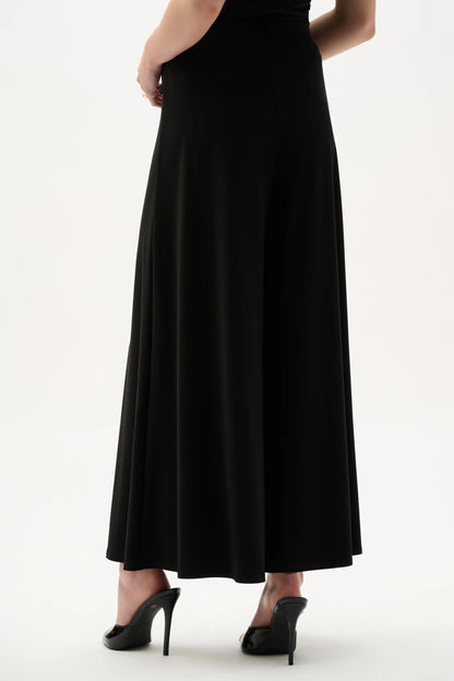 Silky Knit Culotte Pull On Pant