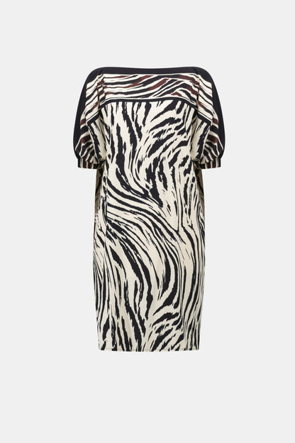 Recycled Woven Animal Print Dress