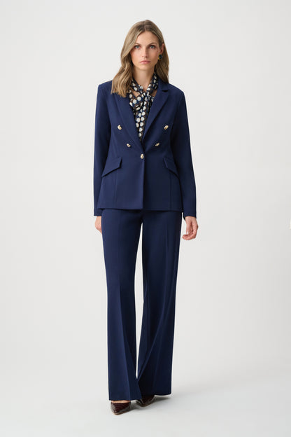 Scuba Crepe Fitted Blazer