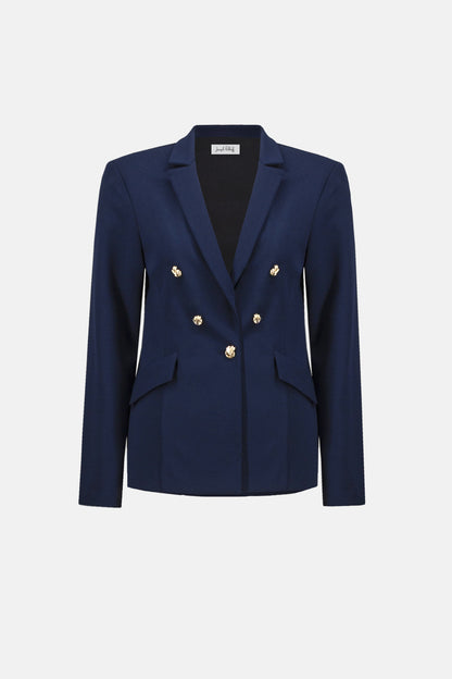 Scuba Crepe Fitted Blazer
