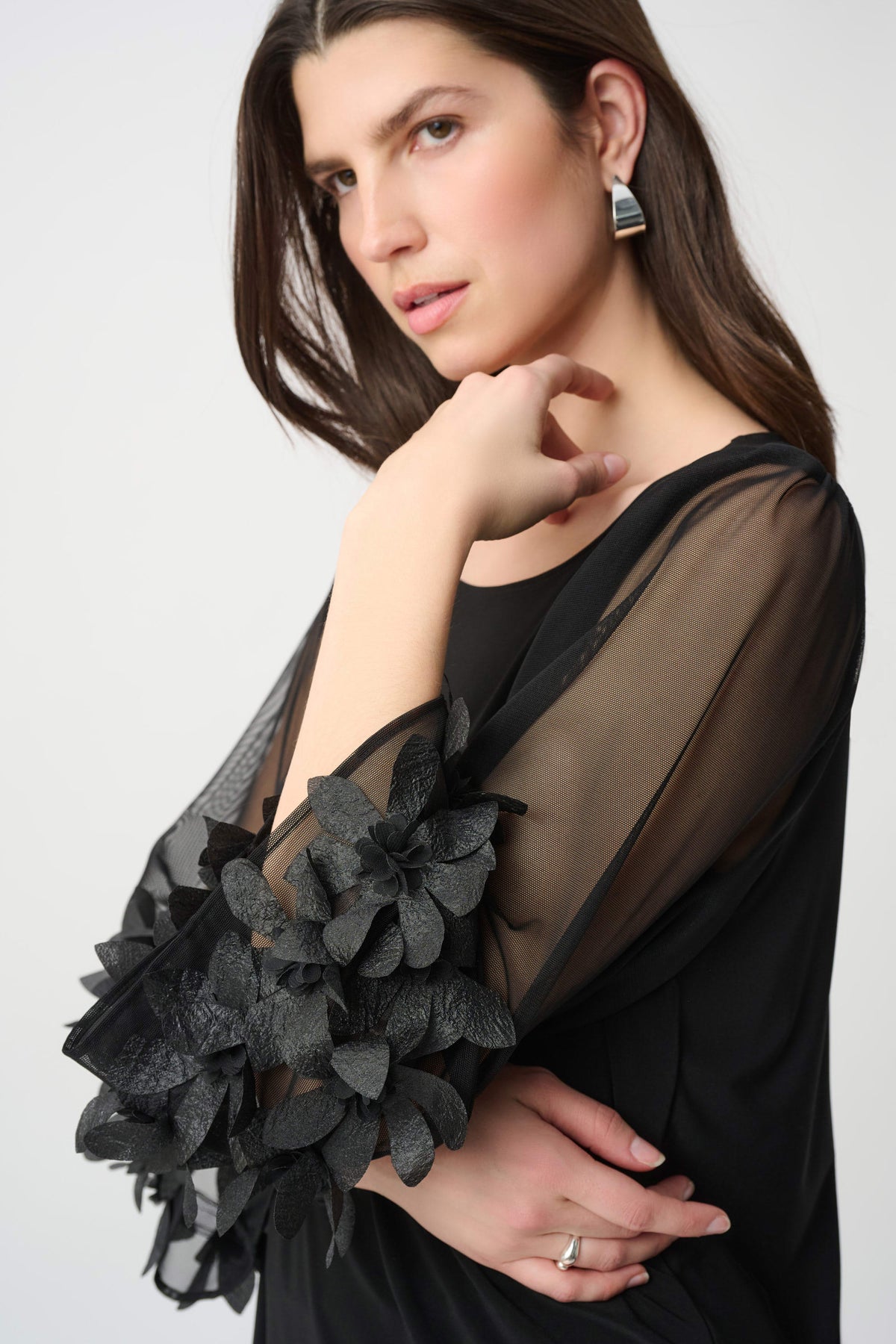 Embellished Bell Sleeve Top