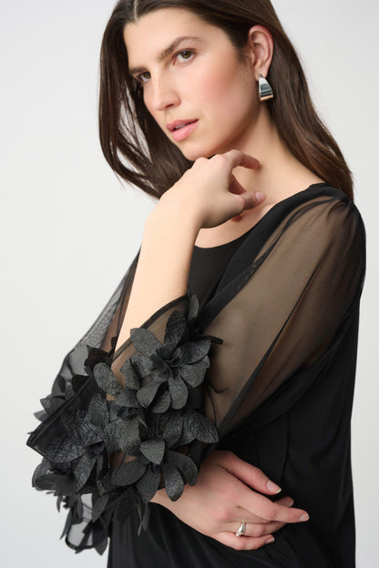 Embellished Bell Sleeve Top