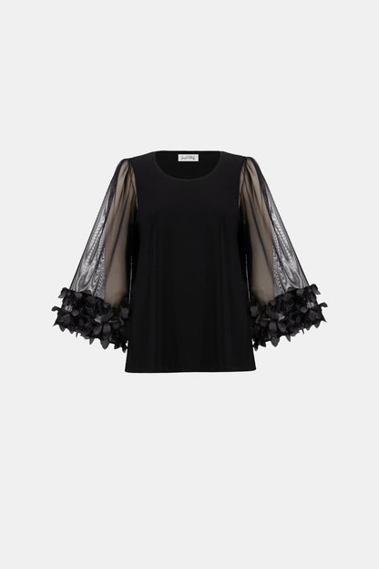 Embellished Bell Sleeve Top