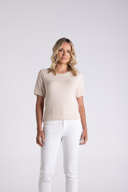 Boucle Knitted Top