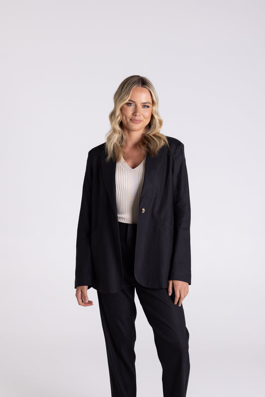 Linen Viscose Jacket