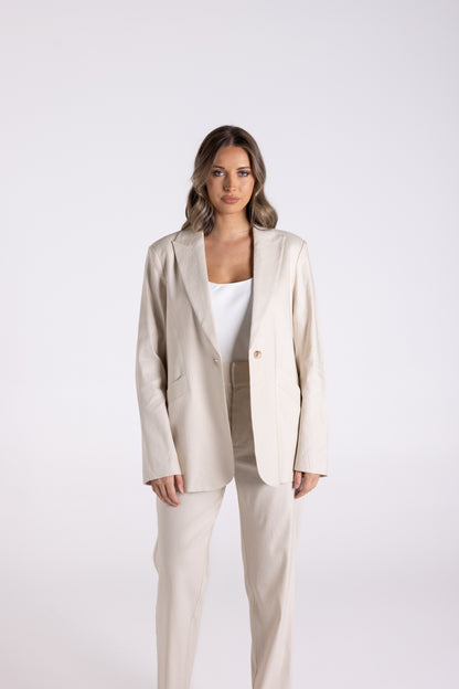 Linen Viscose Jacket