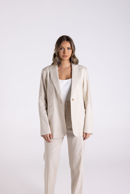 Linen Viscose Jacket
