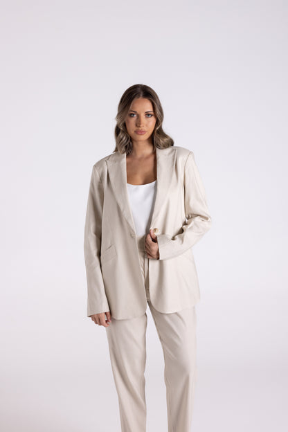 Linen Viscose Jacket