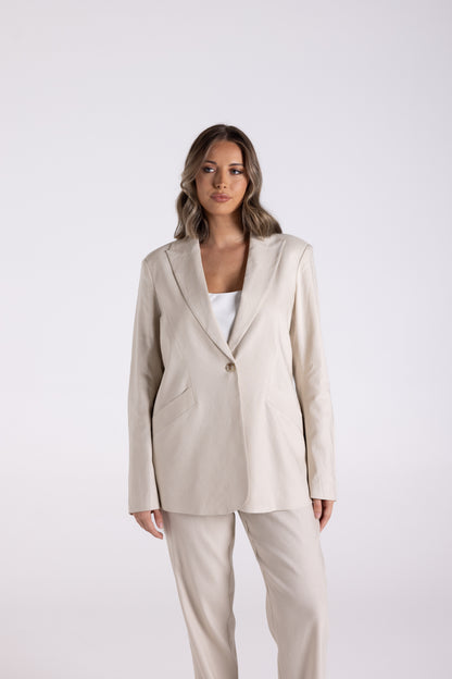 Linen Viscose Jacket