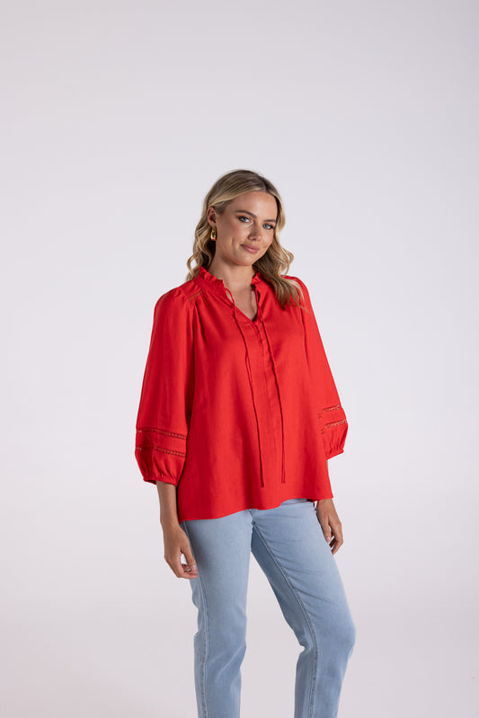 Linen Viscose Top