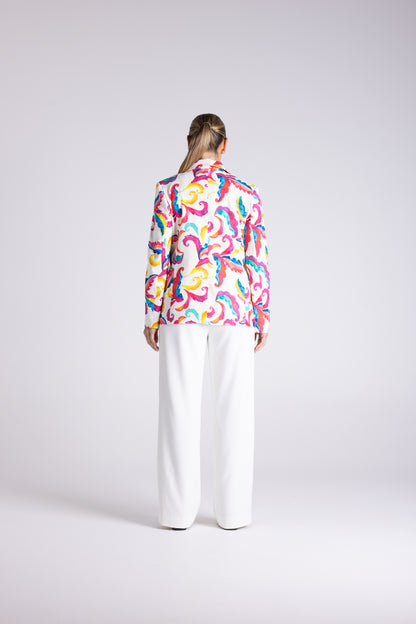 Carnival Print Blazer