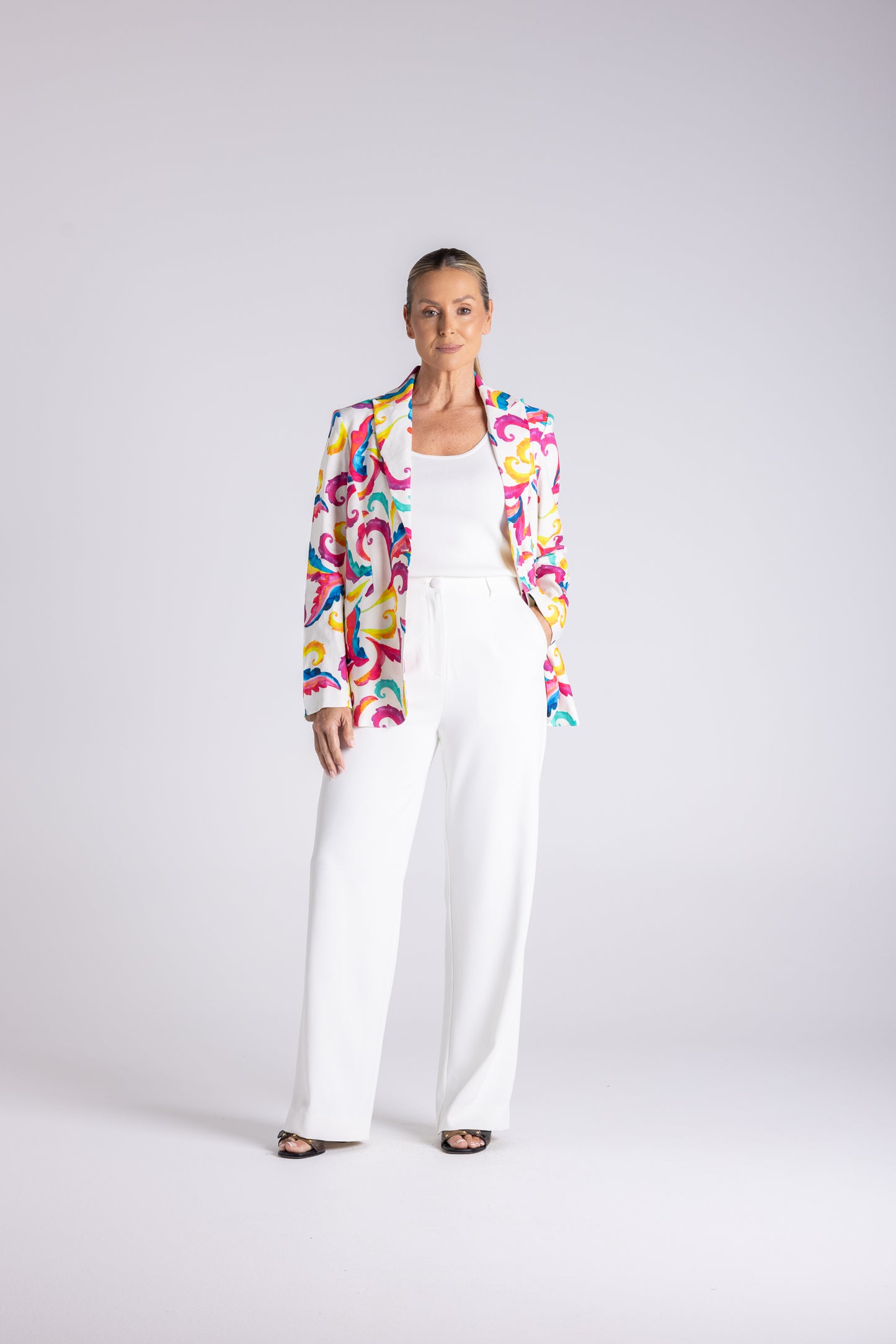 Carnival Print Blazer