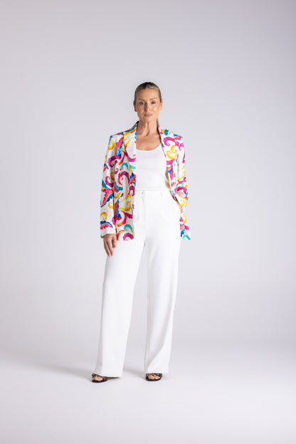 Carnival Print Blazer