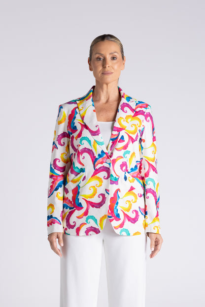 Carnival Print Blazer