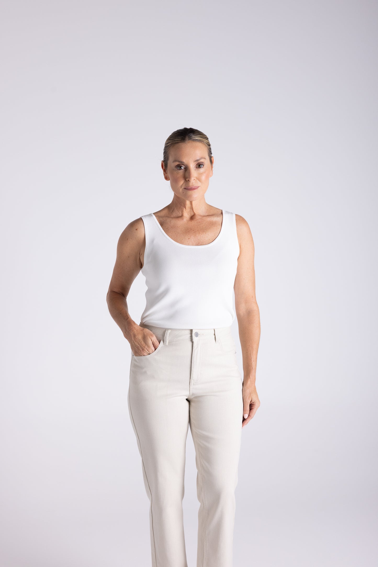 Mini Stripe 7/8 Sli, Jean