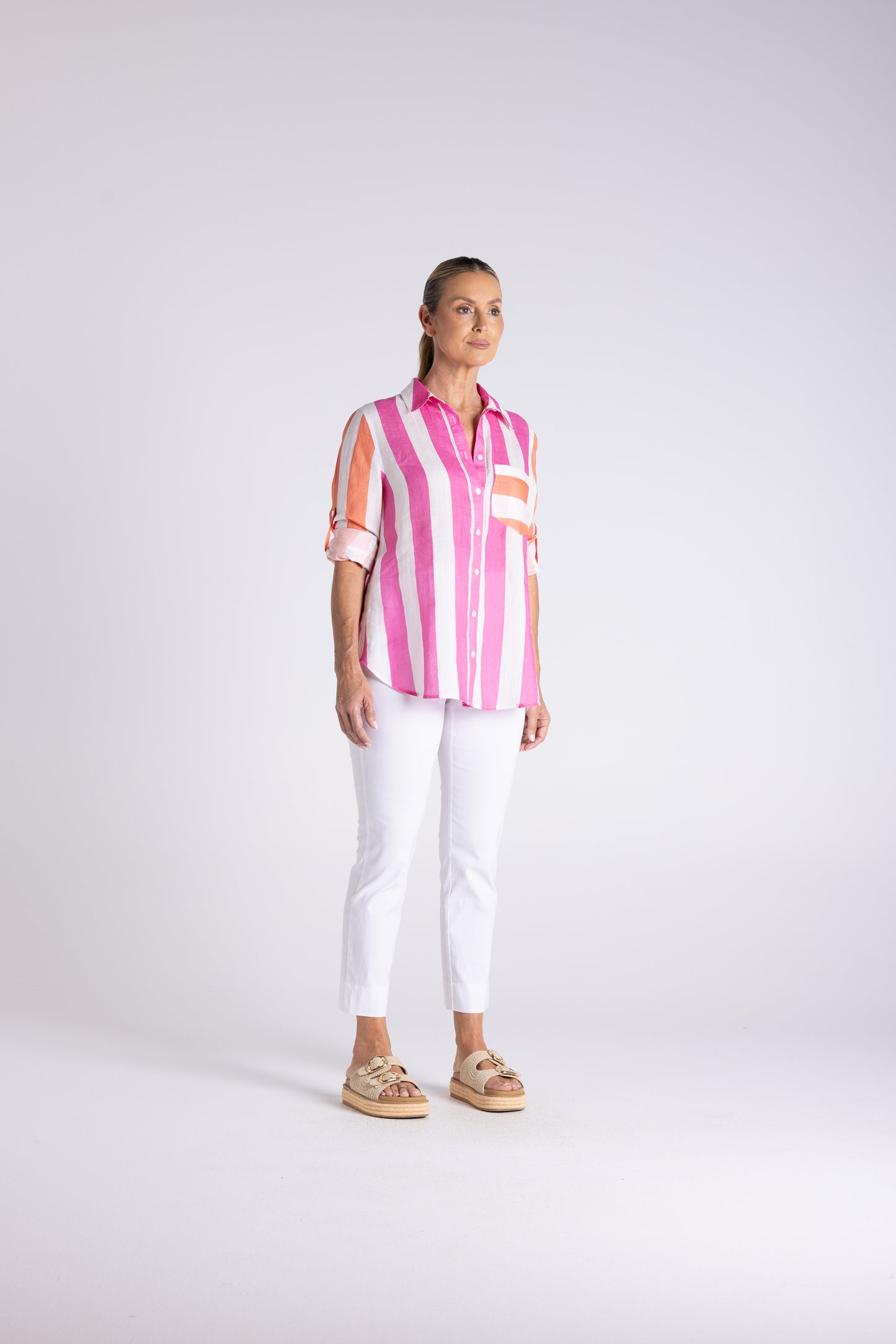 Candy Stripe O/S Shirt