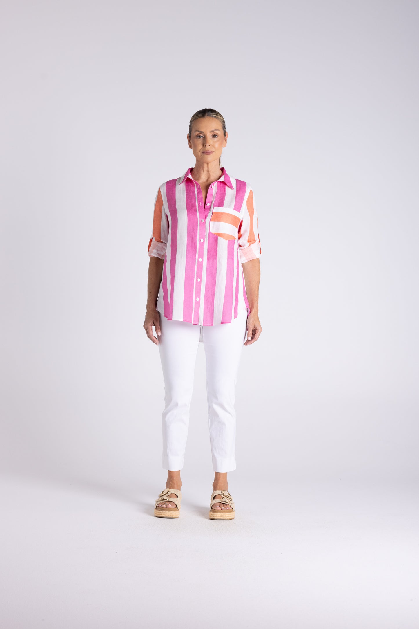 Candy Stripe O/S Shirt