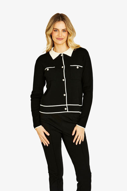 Tiffany Tipped Cardigan