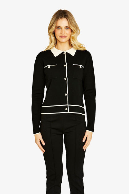 Tiffany Tipped Cardigan