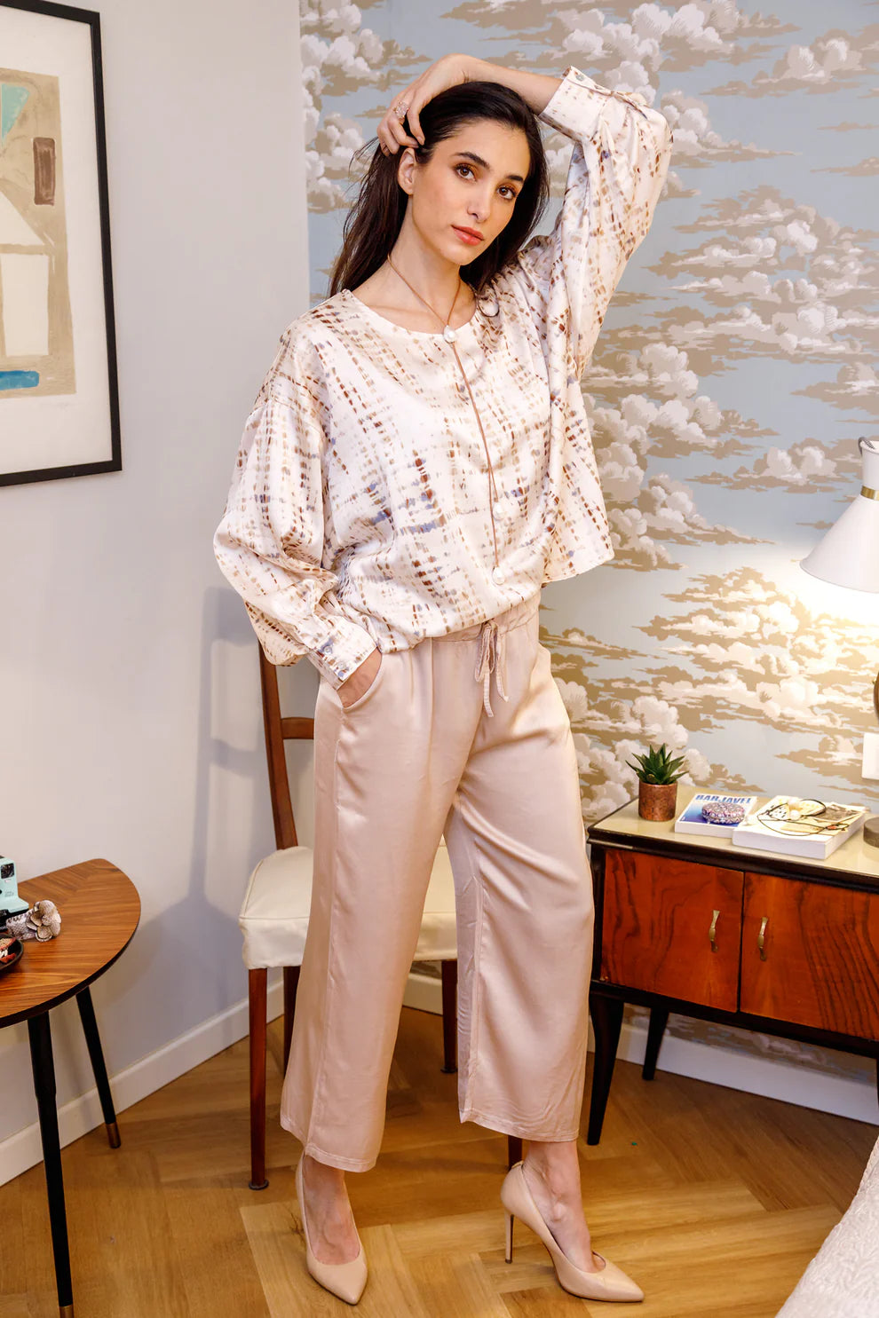 Bamboo Print Top