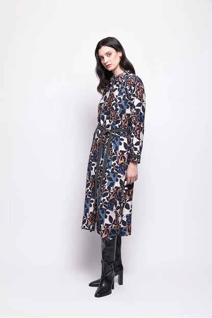 On the Strip Shirt Dress