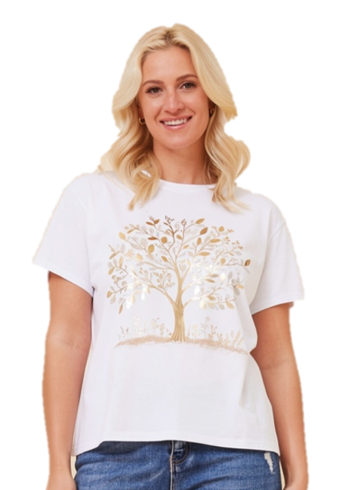 White Tee