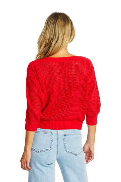 Ellie Open Knit Pullover